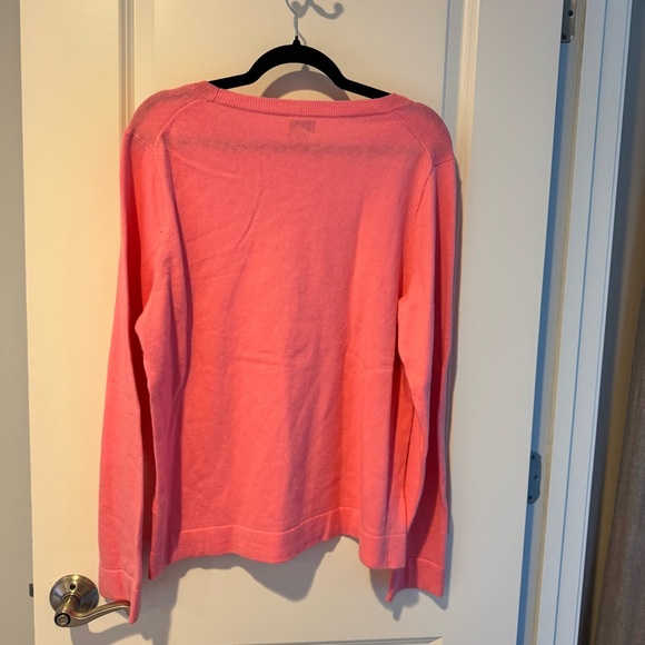 NWT J. Crew Teddie Pink Crewneck Long Sleeve Sweater | XL - Picture 4 of 5